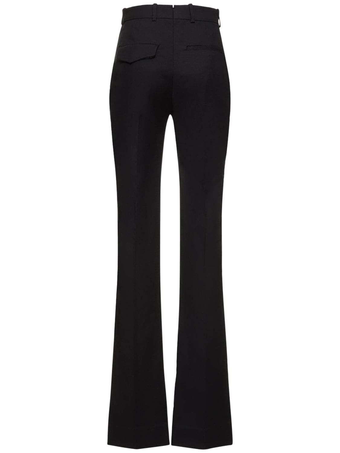 Shop Ann Demeulemeester Laurence Fitted Stretch Cotton Pants In Black