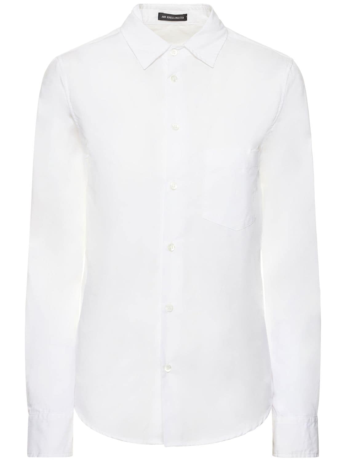 Ann Demeulemeester Betty Cotton Shirt In White