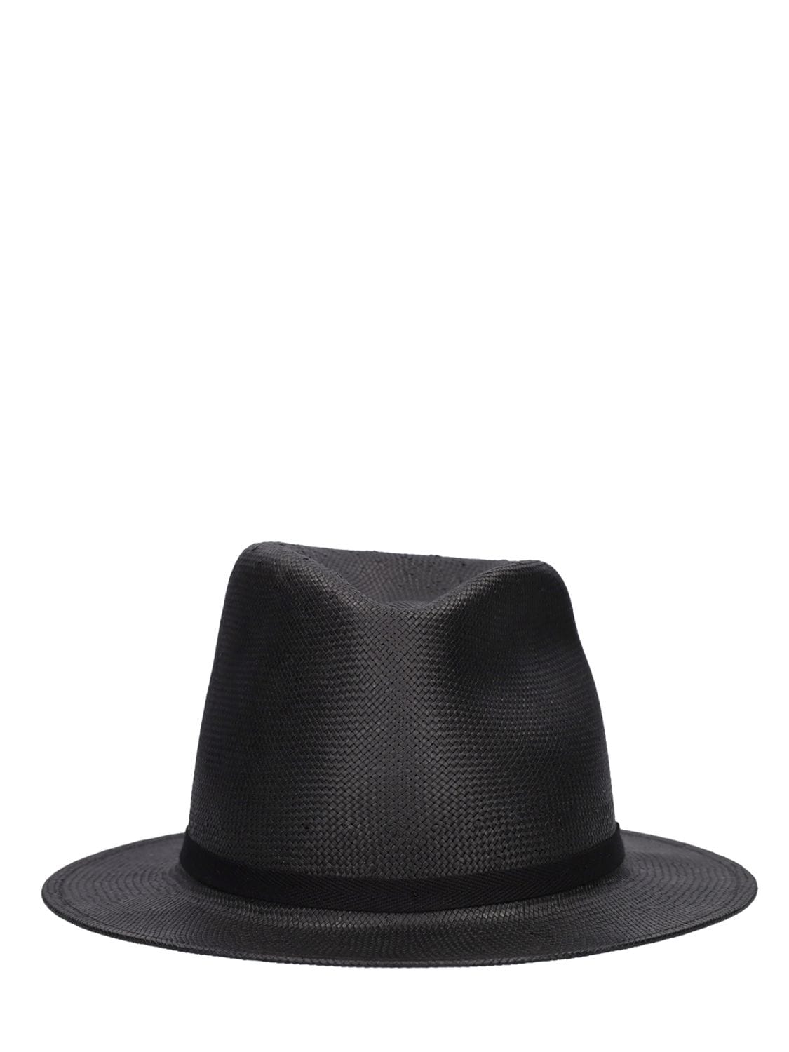 Shop Ann Demeulemeester Suze Woven Hat In Black