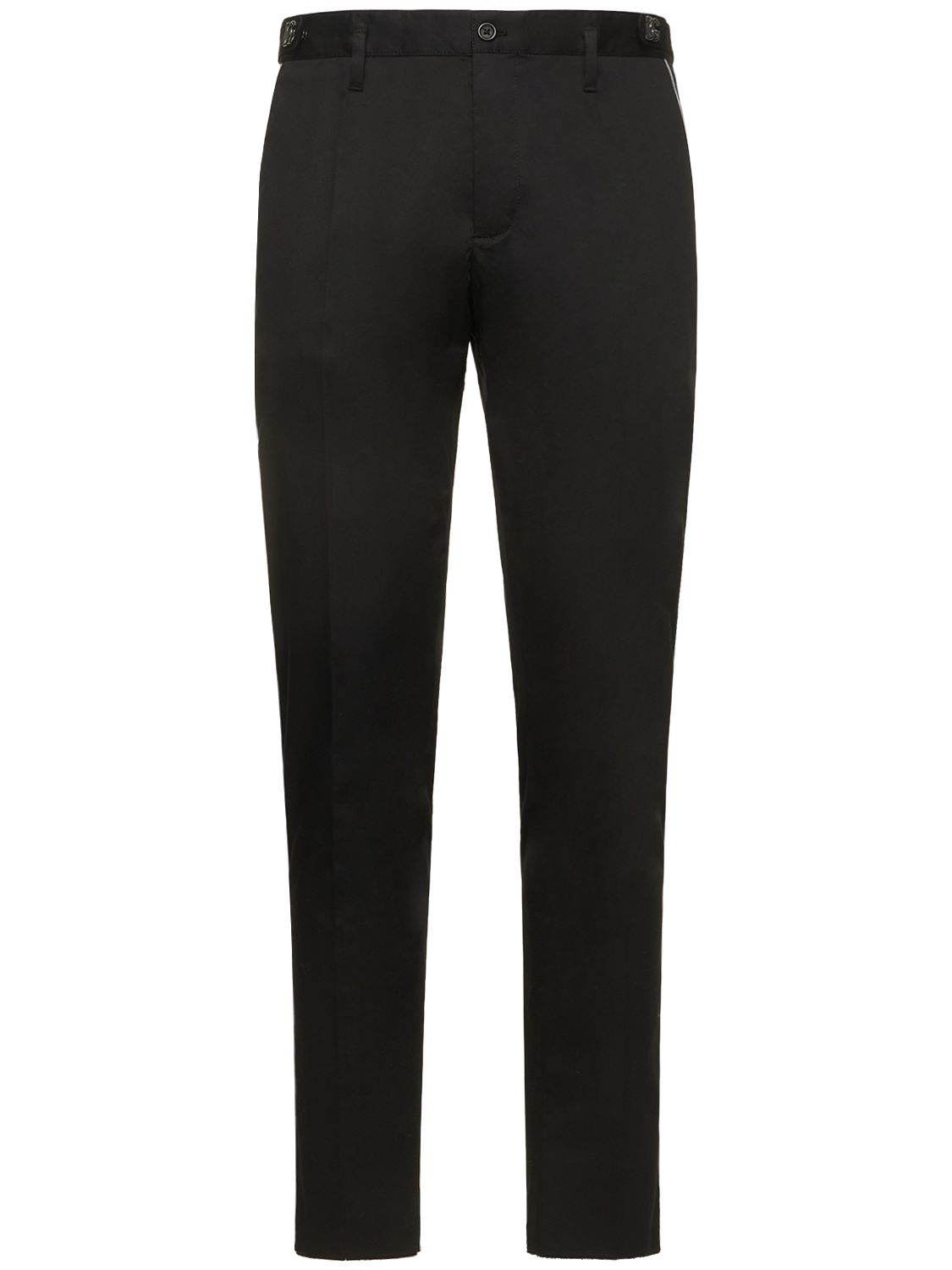 Dolce & Gabbana | Men Stretch Gabardine Pants Black 48
