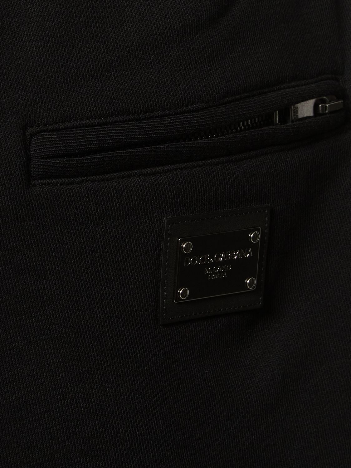 Shop Dolce & Gabbana Essential Jersey Bermuda Shorts In Black
