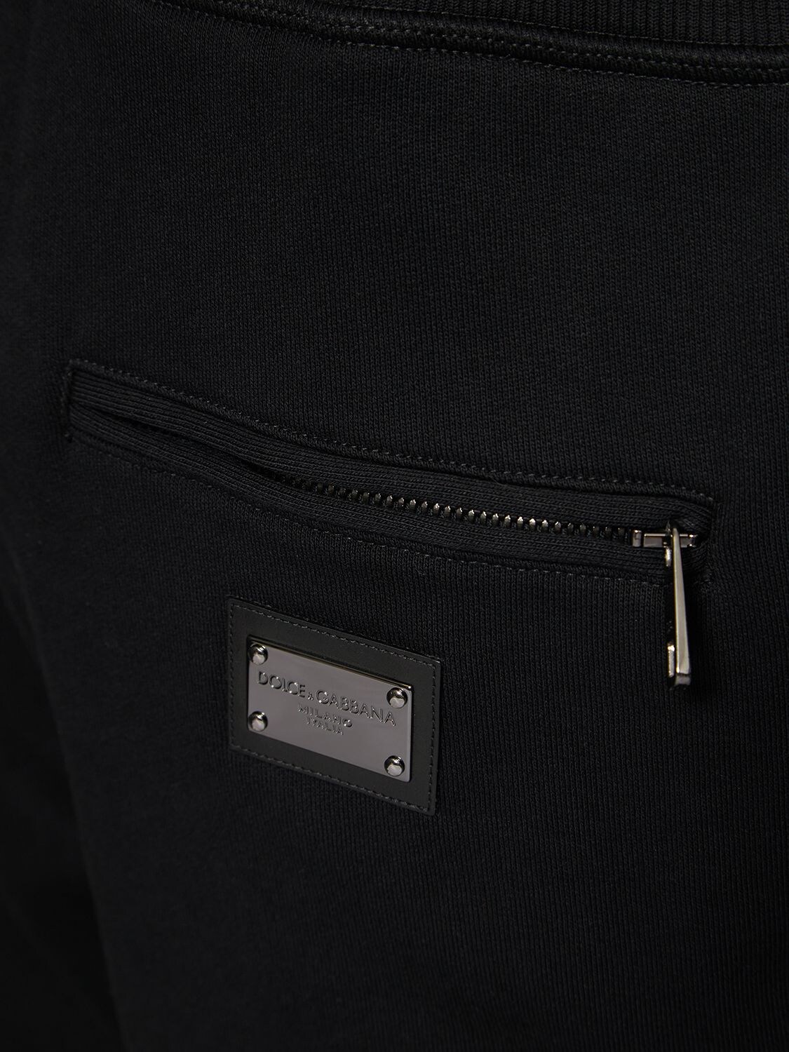 Shop Dolce & Gabbana Essential Jersey Sweatpants In Black