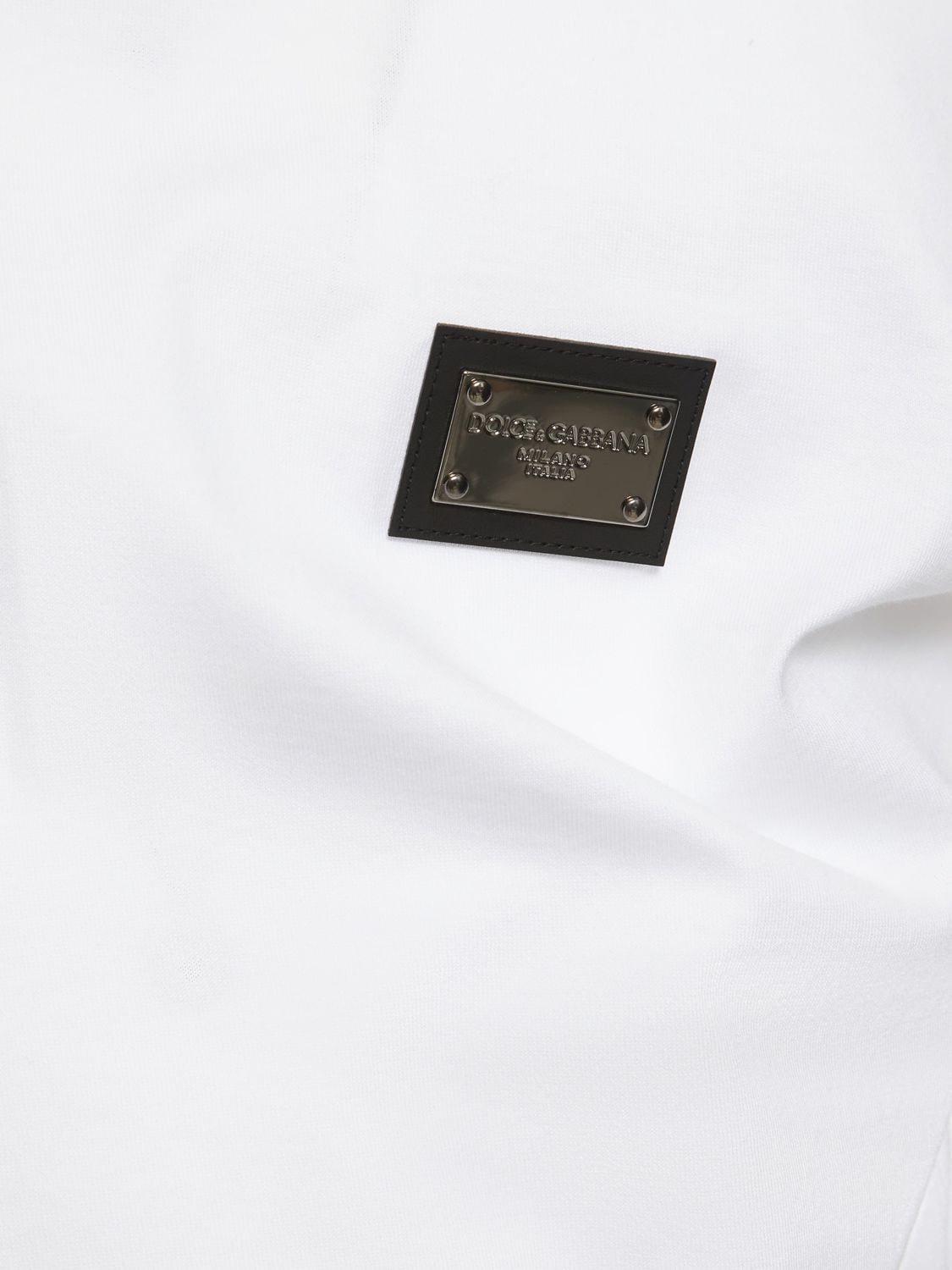 Shop Dolce & Gabbana Essential Jersey T-shirt In White