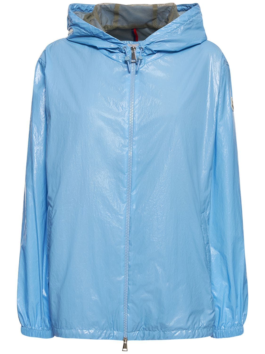 Shop Moncler Wuisse Nylon Jacket In Blue