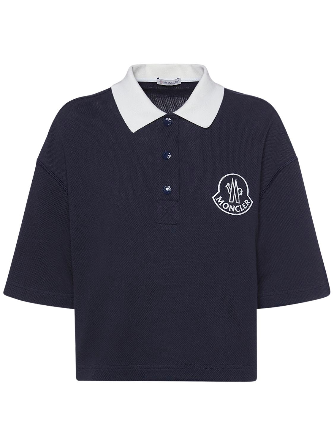 MONCLER COTTON POLO SHIRT