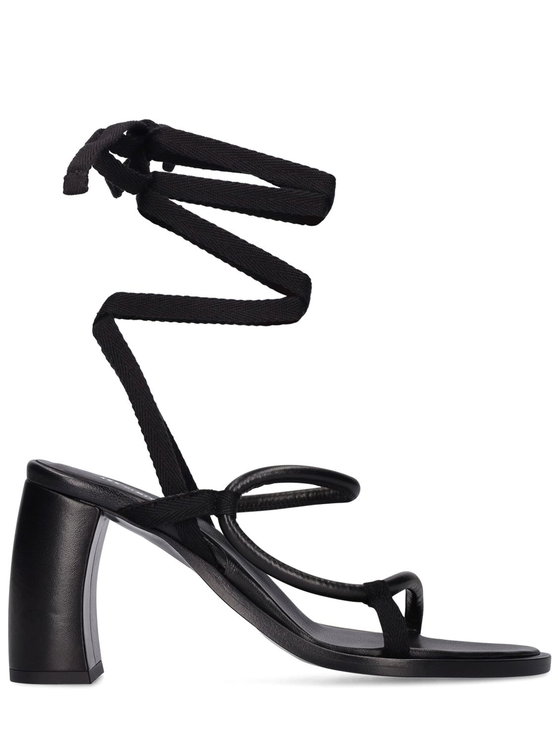 Image of 90mm Solange Mignon Leather Sandals