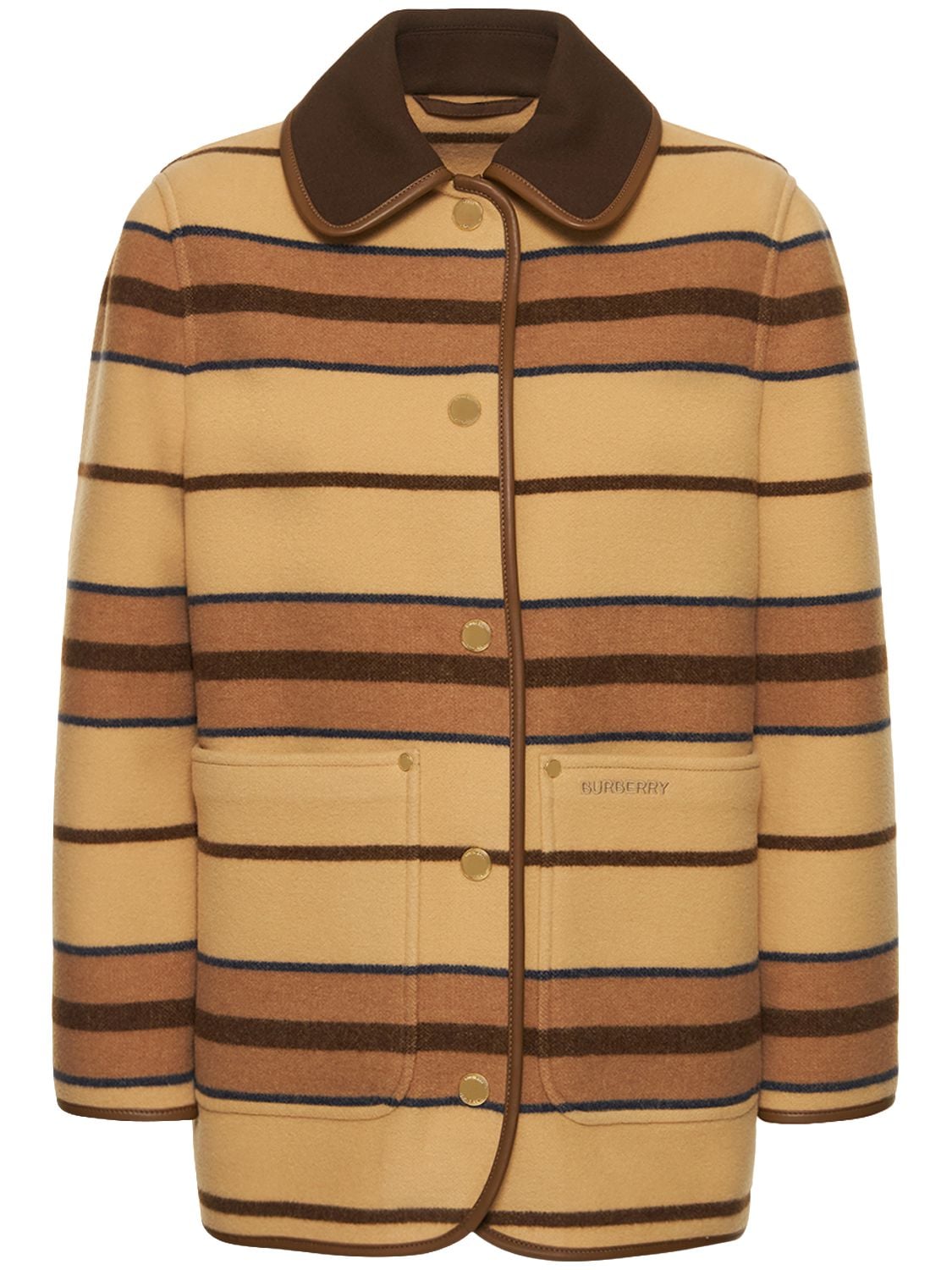 Colbury Striped Wool Jacket – WOMEN > CLOTHING > JACKETS