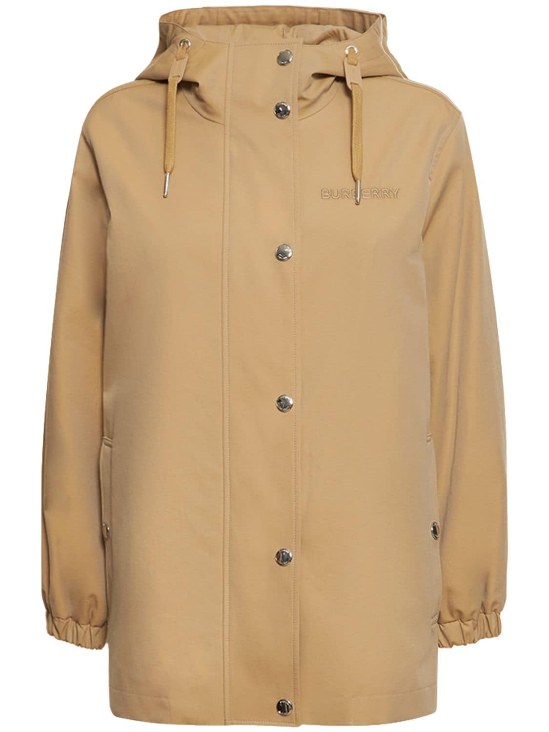 Burberry Lamberton Ruched Back Utility Jacket In Brown