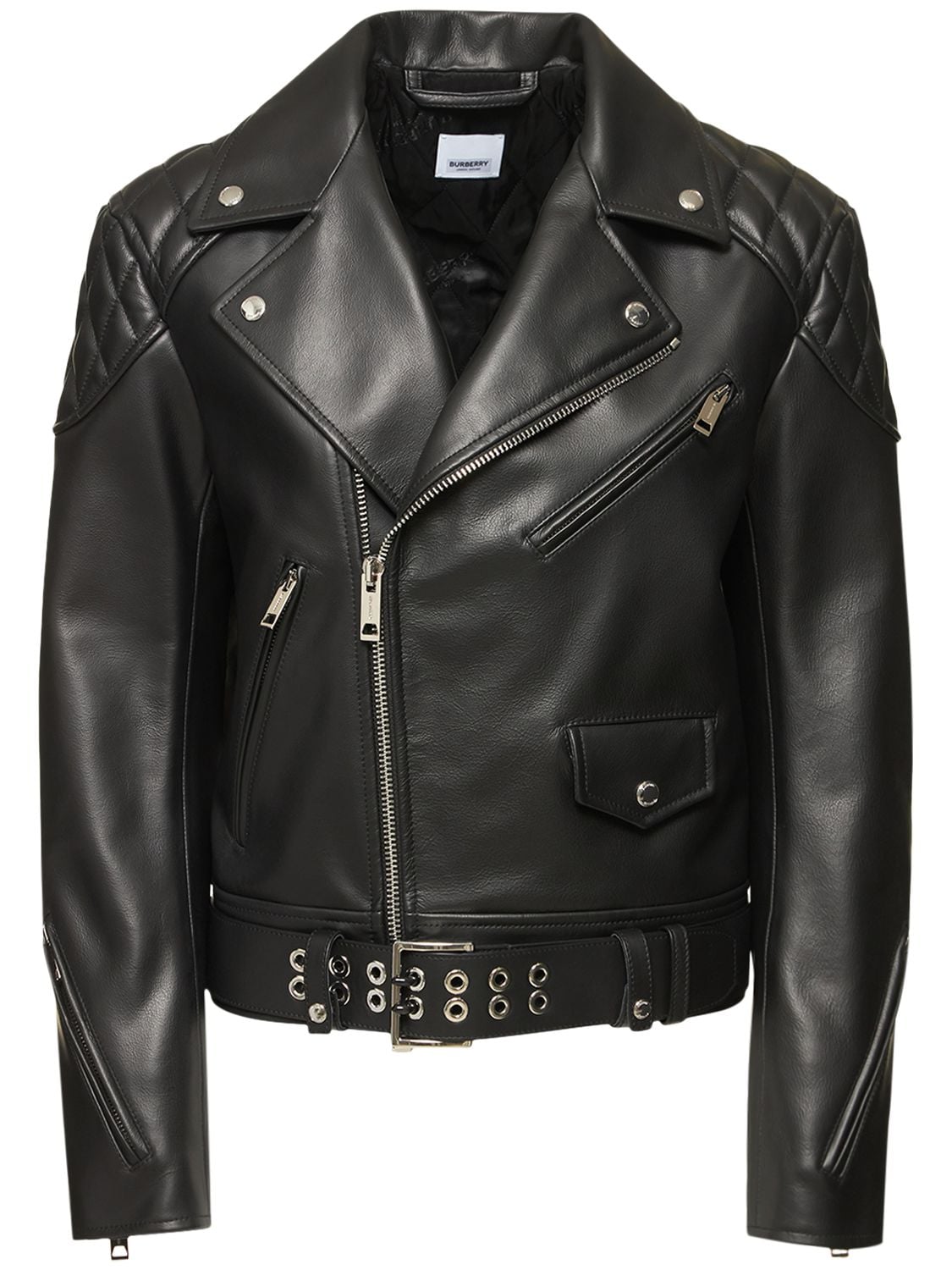 BURBERRY Iriny Leather Biker Jacket