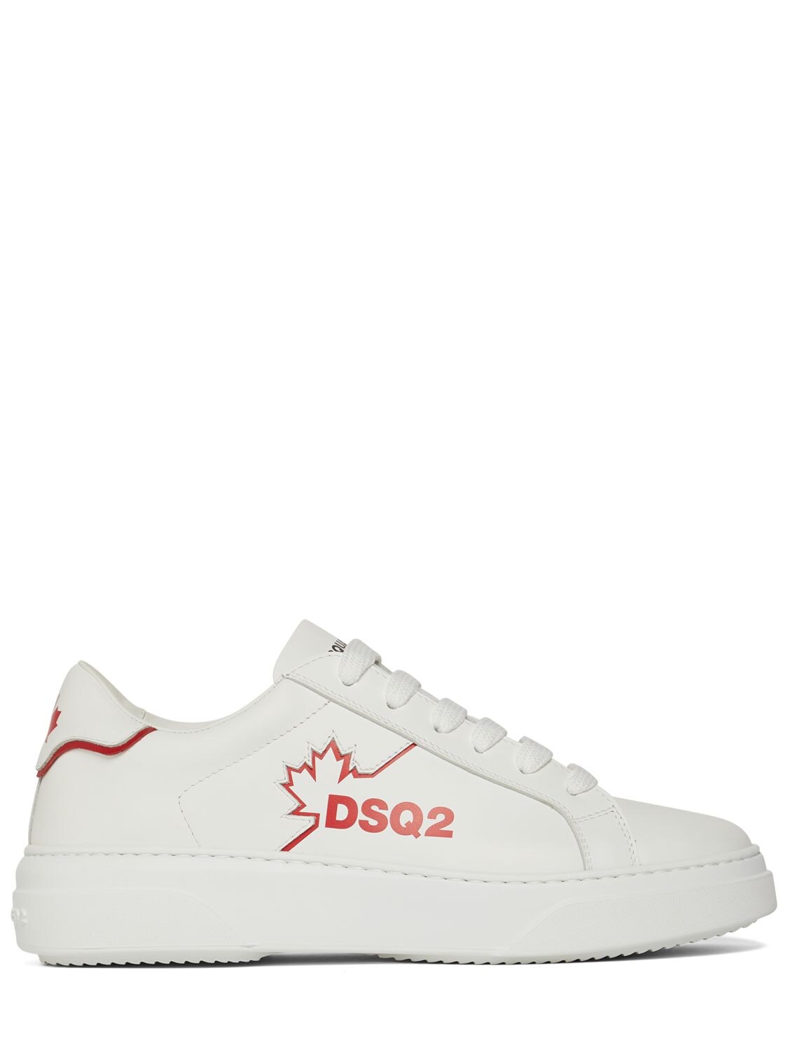 DSQUARED2 BUMPER LEATHER SNEAKERS