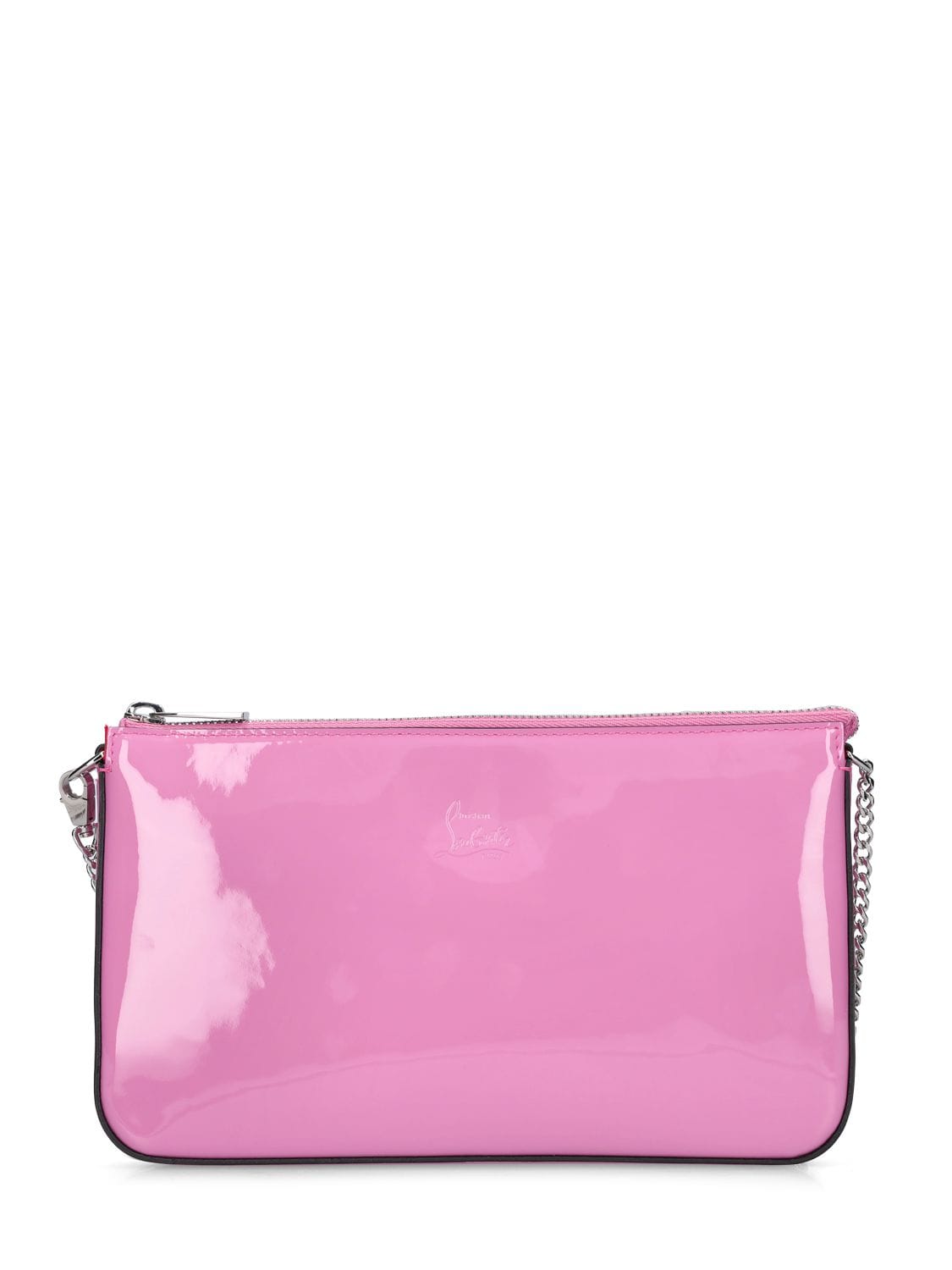 Christian Louboutin Loubila Patent Leather Clutch Bag