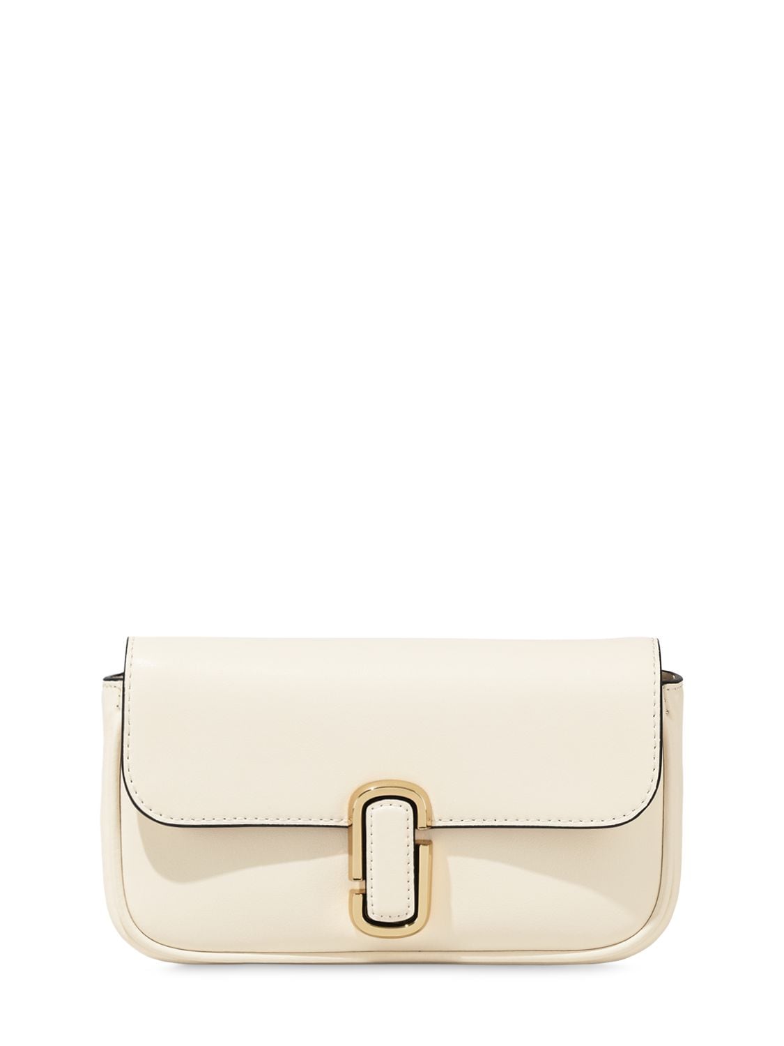 Marc Jacobs - The mini soft leather shoulder bag - Cloud White ...