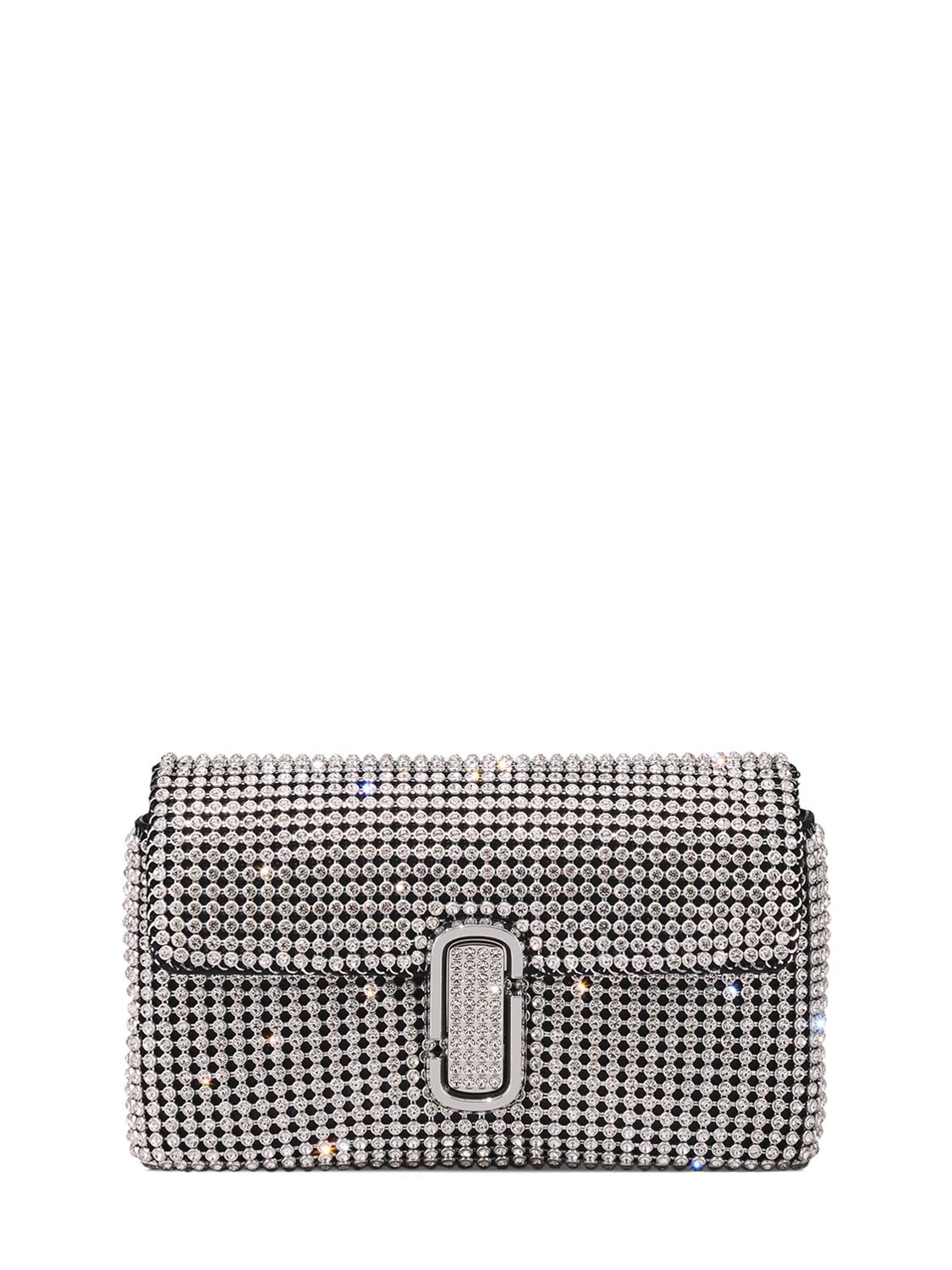 Marc Jacobs (the) Medium Soft Embellished Chainmail Bag In Crystals