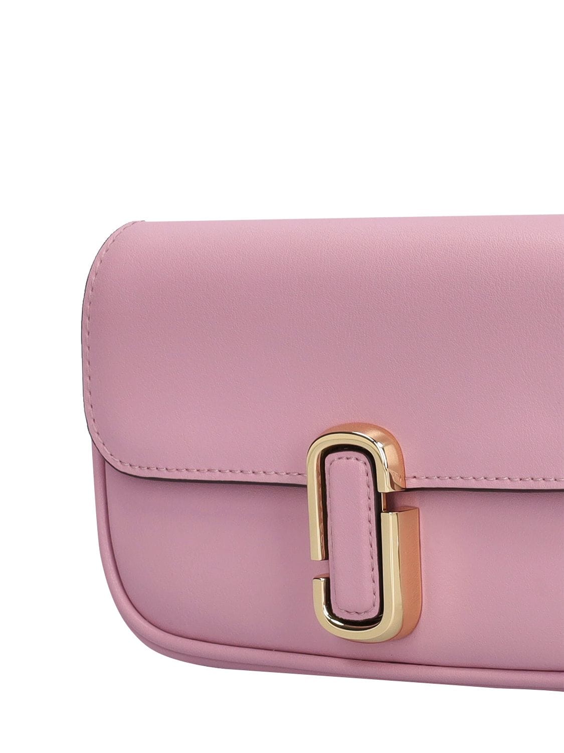 Shop Marc Jacobs (the) The Mini Soft Leather Shoulder Bag In Lilas