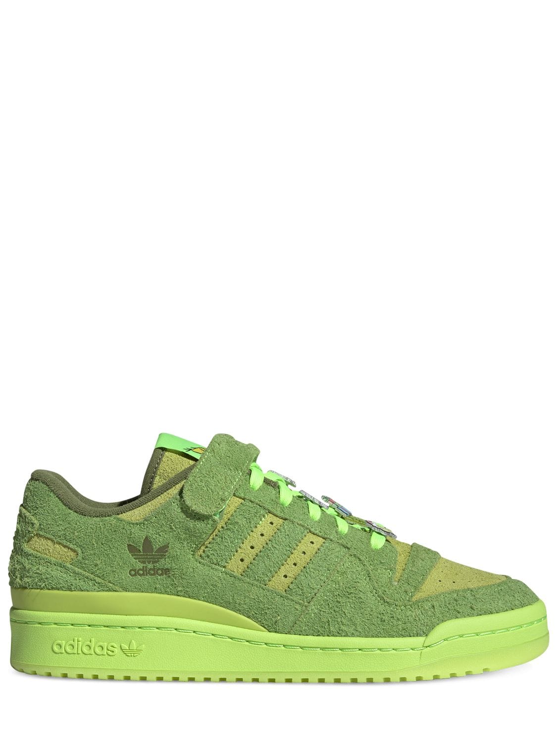 Adidas Originals The Grinch Forum Low Sneakers In Green