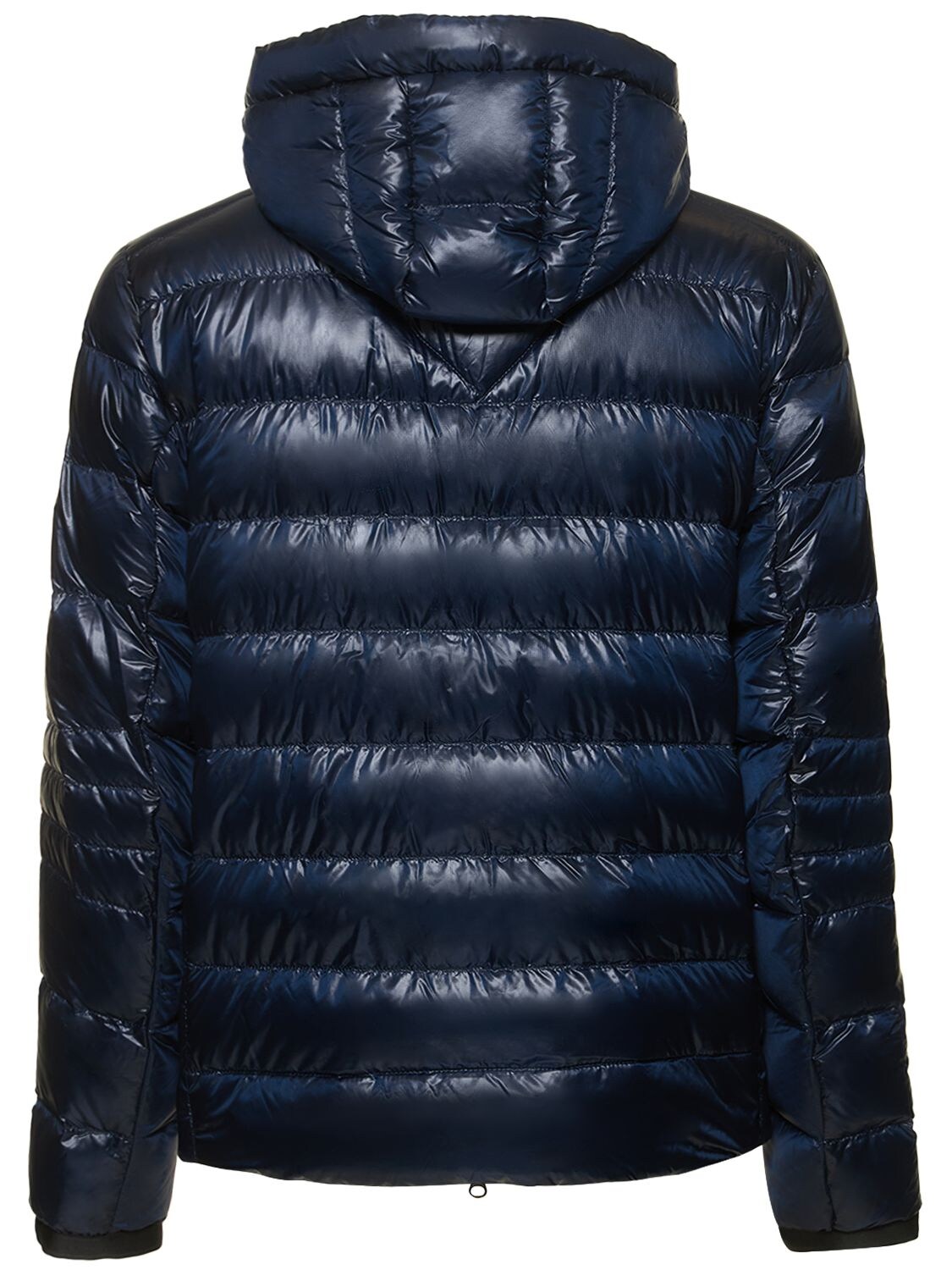 Shop Canada Goose Crofton Hooded Down Jacket In Atlantic Navy