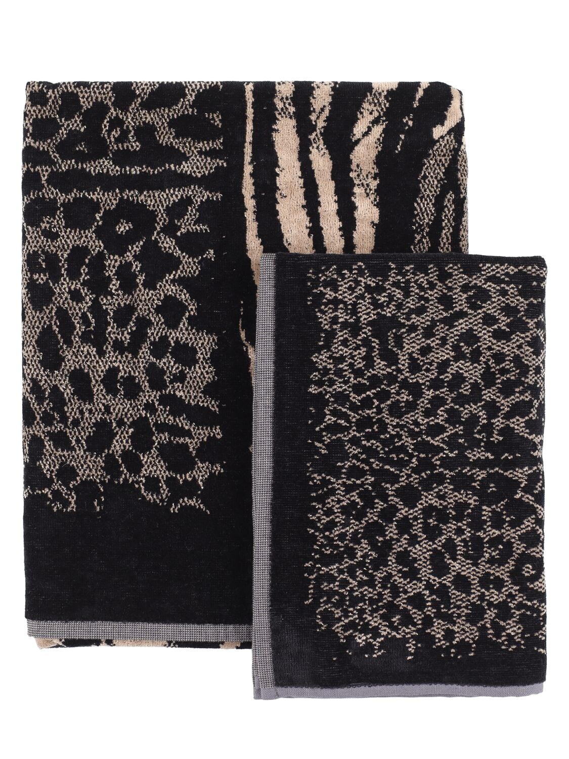 Set Of 2 African Zebra Towels