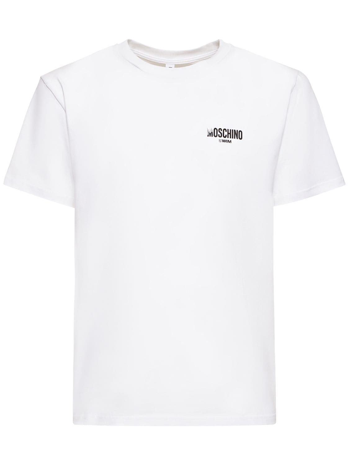 MOSCHINO UNDERWEAR Logo Print Cotton Jersey T-shirt