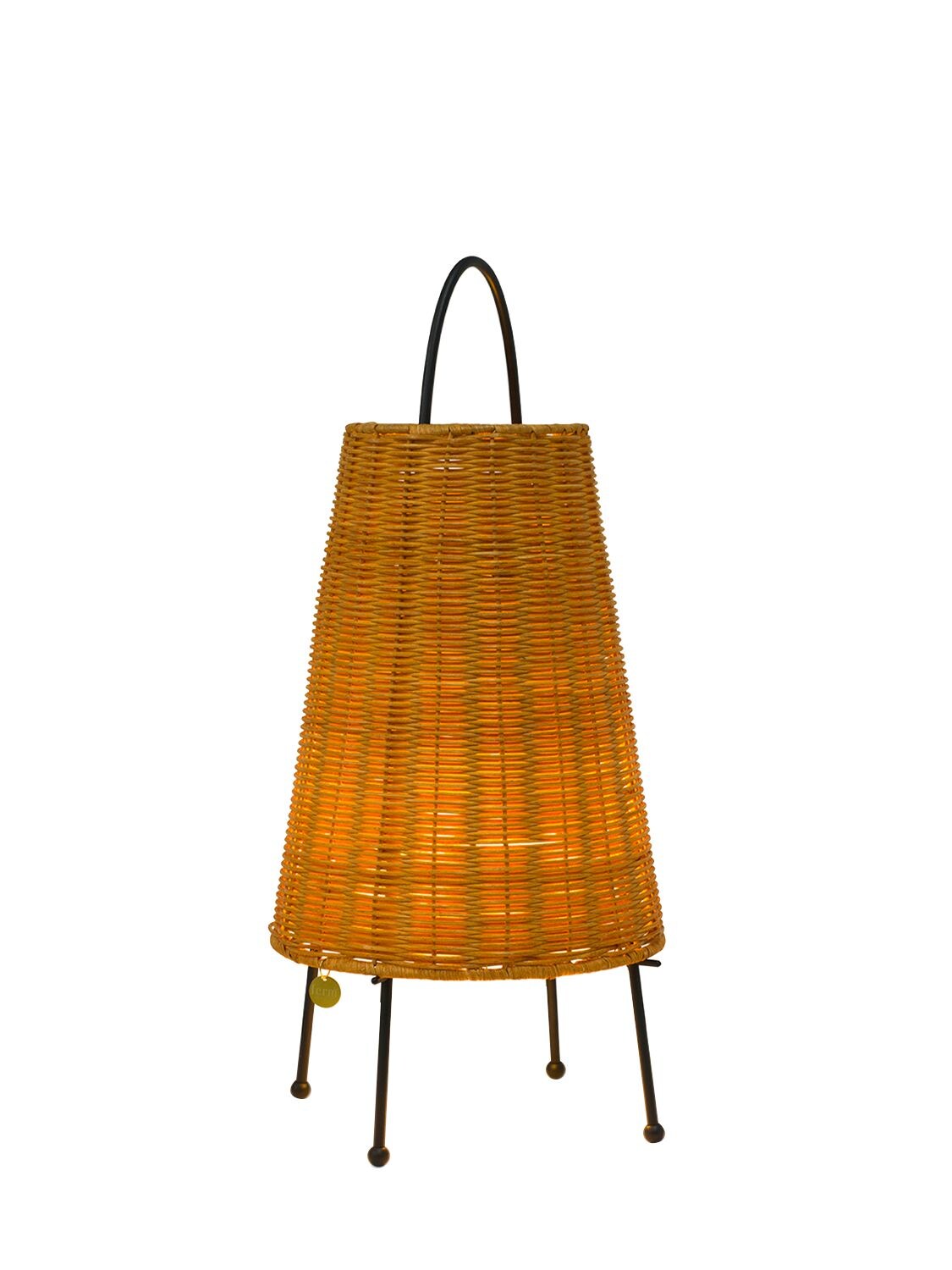Shop Ferm Living Porti Braided Lamp In Brown