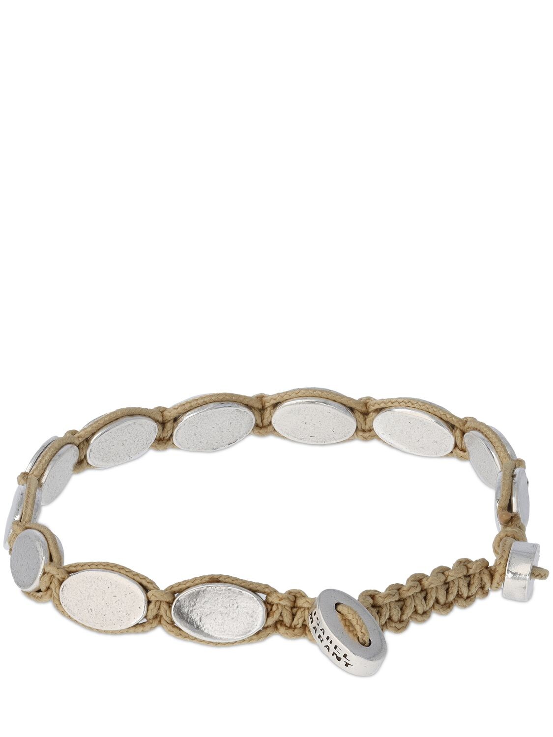 Shop Isabel Marant Sweets Chain Bracelet In Natural,silver