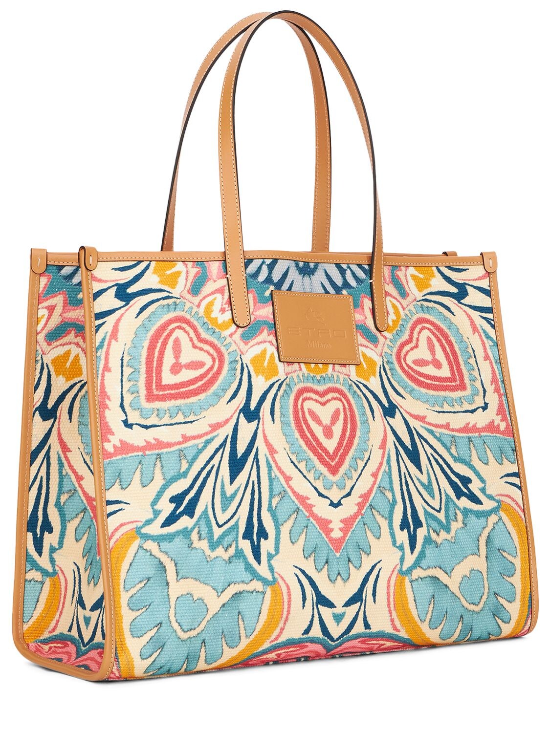 Large Paisley Jacquard Tote Bag in Blue - Etro