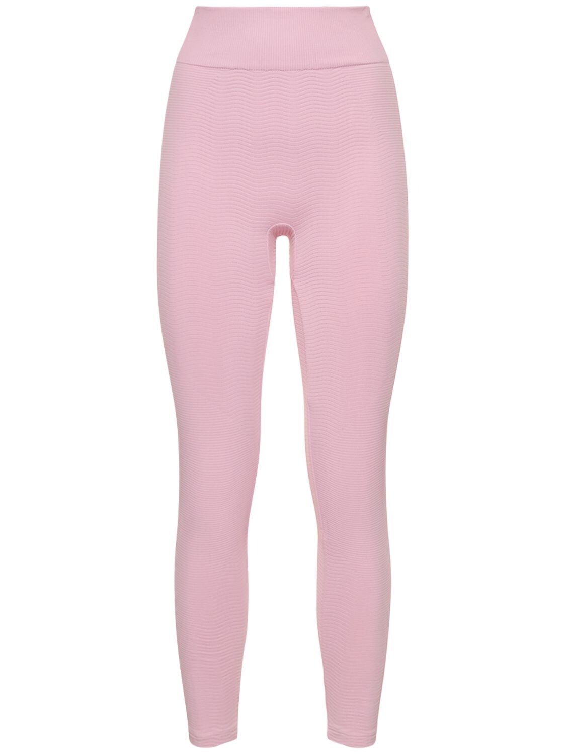 Wolford The W Wellness Smoothing Leggings In Pink