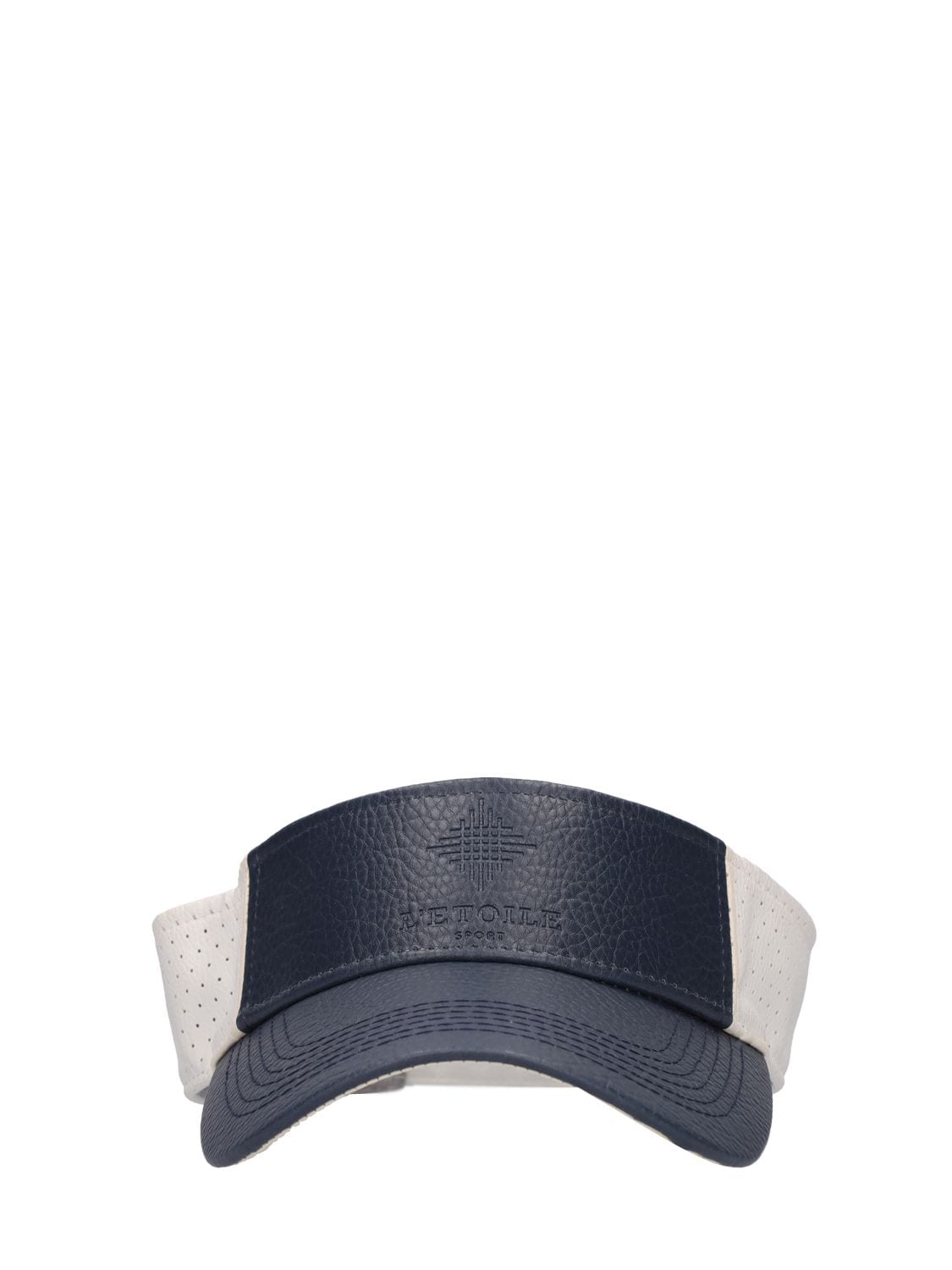 L'etoile Sport Perforated Leather Visor In Blue