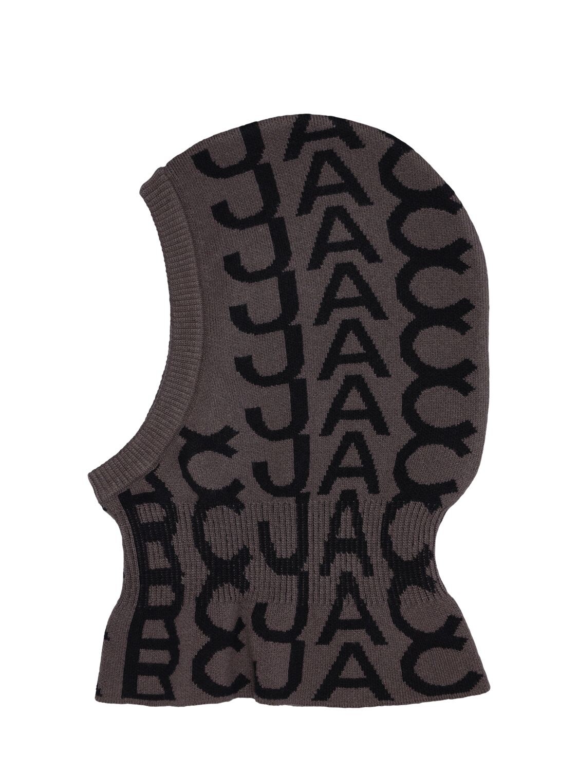 Shop Marc Jacobs Monogram Balaclava In Black