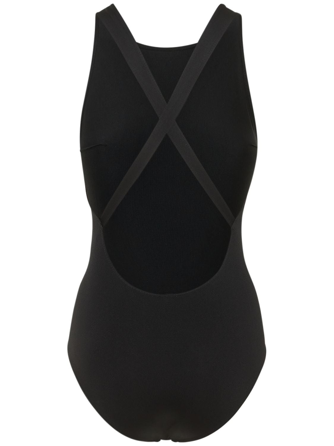 Shop Prism London Glowing High Neck Cross Bodysuit In Black