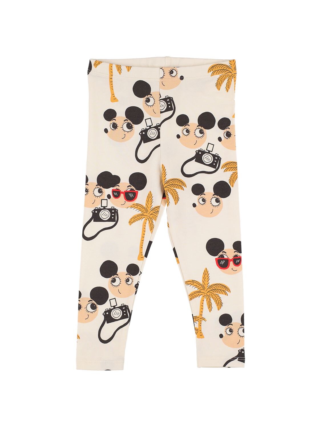 Mini Rodini Baby Printed Cotton Leggings In Multicolor