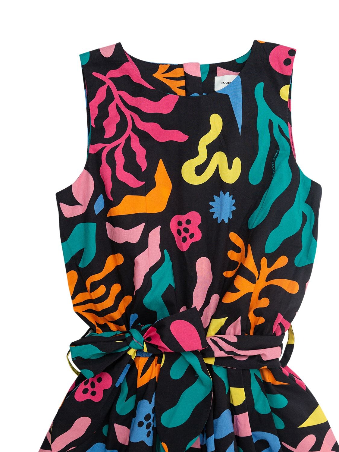 Marc Jacobs (the) All Over Print Poplin Jumpsuit In Black,multi