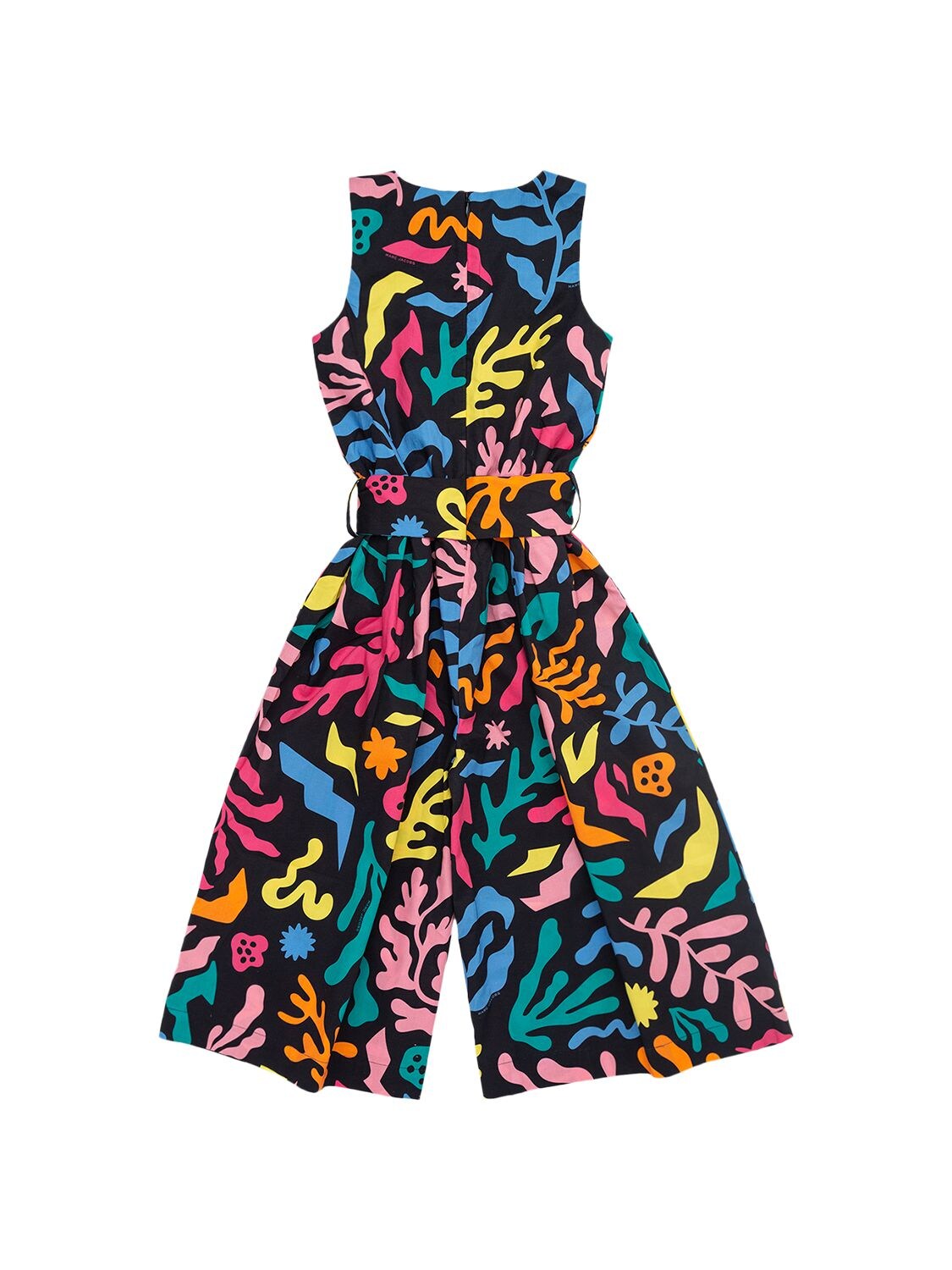 Marc Jacobs (the) All Over Print Poplin Jumpsuit In Black,multi