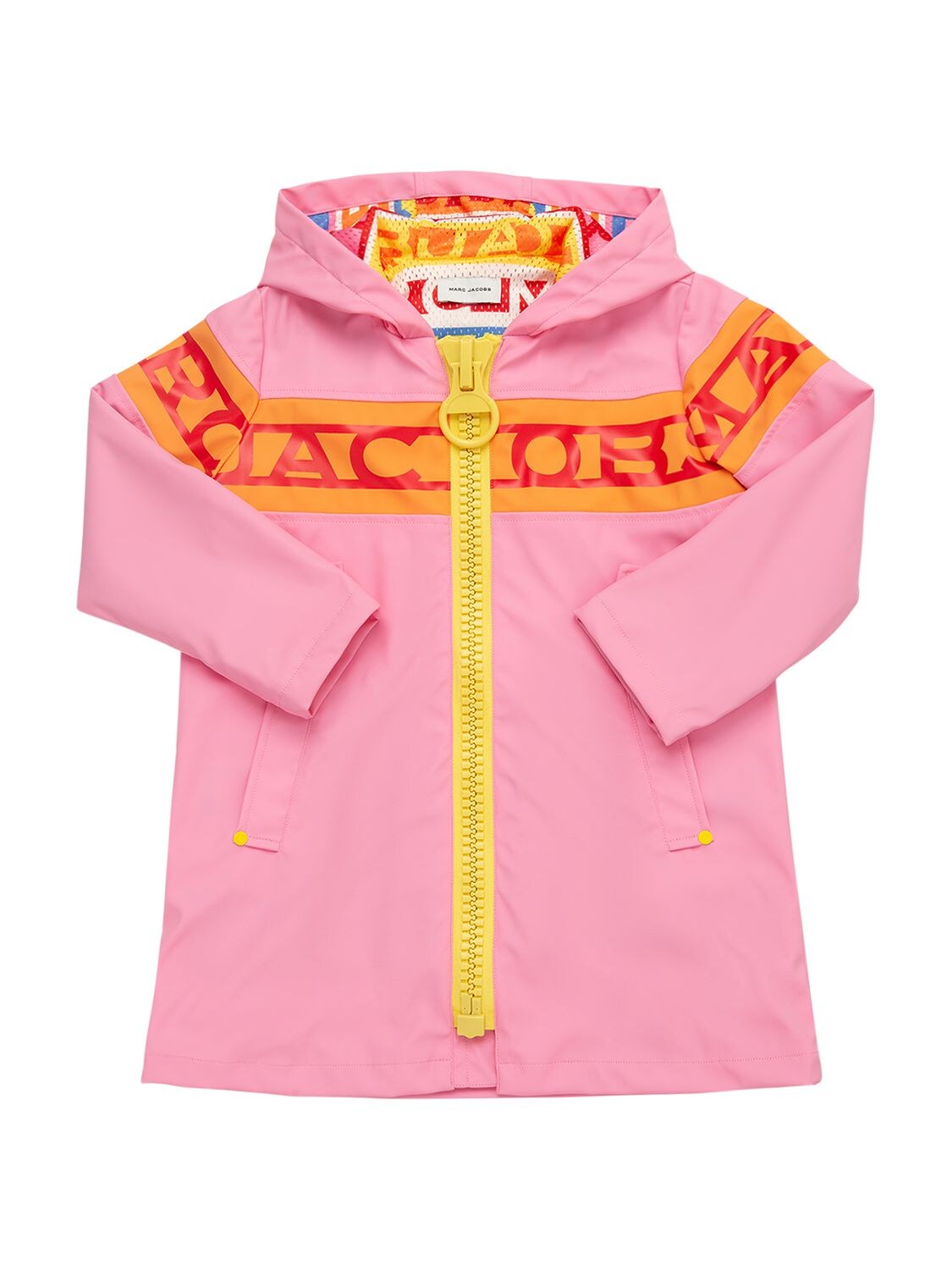 Marc Jacobs (the) Kids' Soft Shell Raincoat W/ Logo In Multicolor