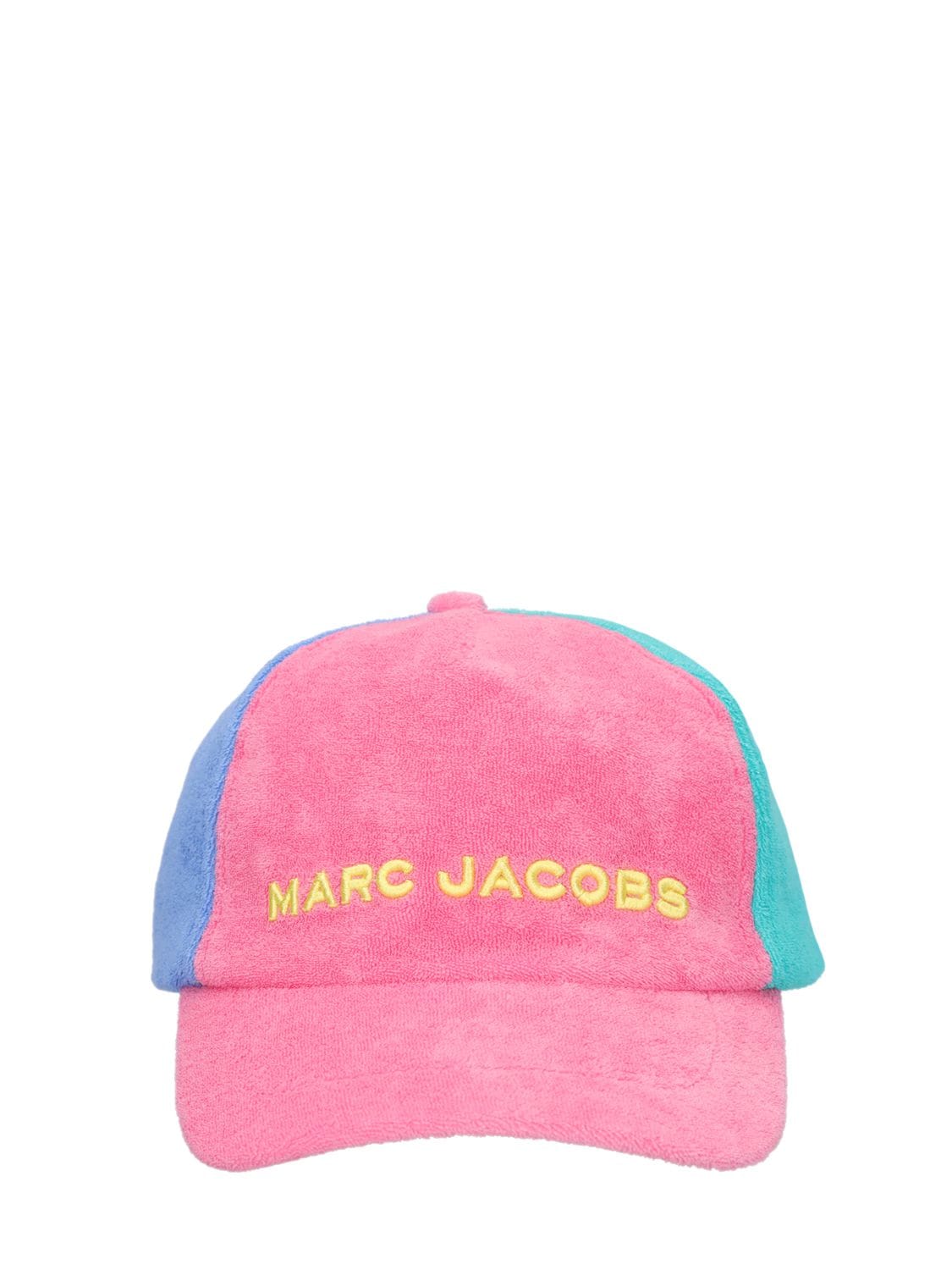 MARC JACOBS colour BLOCK TERRY CLOTH BASEBALL CAP