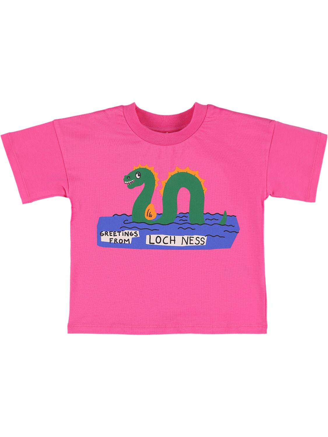 Nessie Print Organic Cotton T-shirt – KIDS-GIRLS > CLOTHING > T-SHIRTS & TANKS