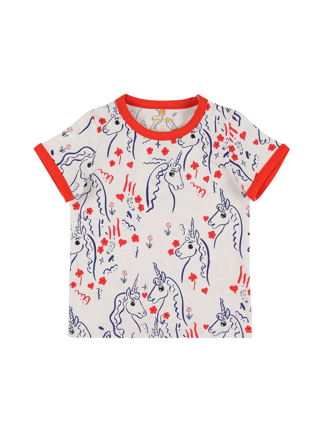 Unicorns Print Organic Cotton T-shirt – KIDS-GIRLS > CLOTHING > T-SHIRTS & TANKS