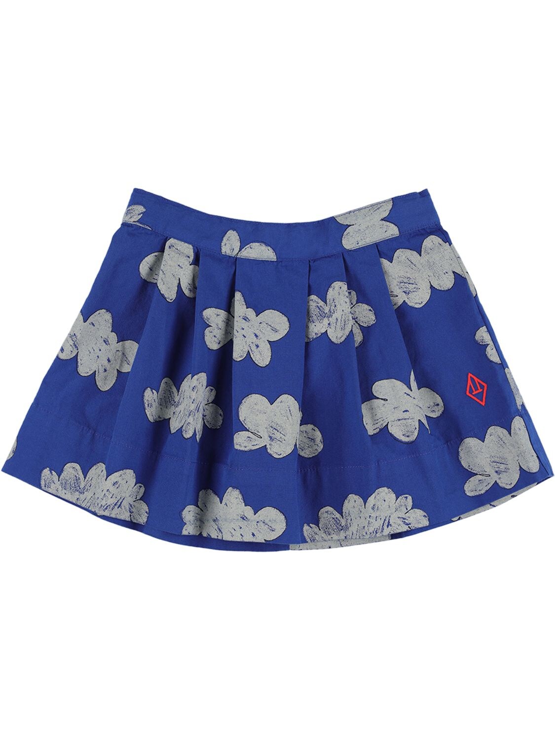 THE ANIMALS OBSERVATORY CLOUD PRINT PLEATED SKIRT