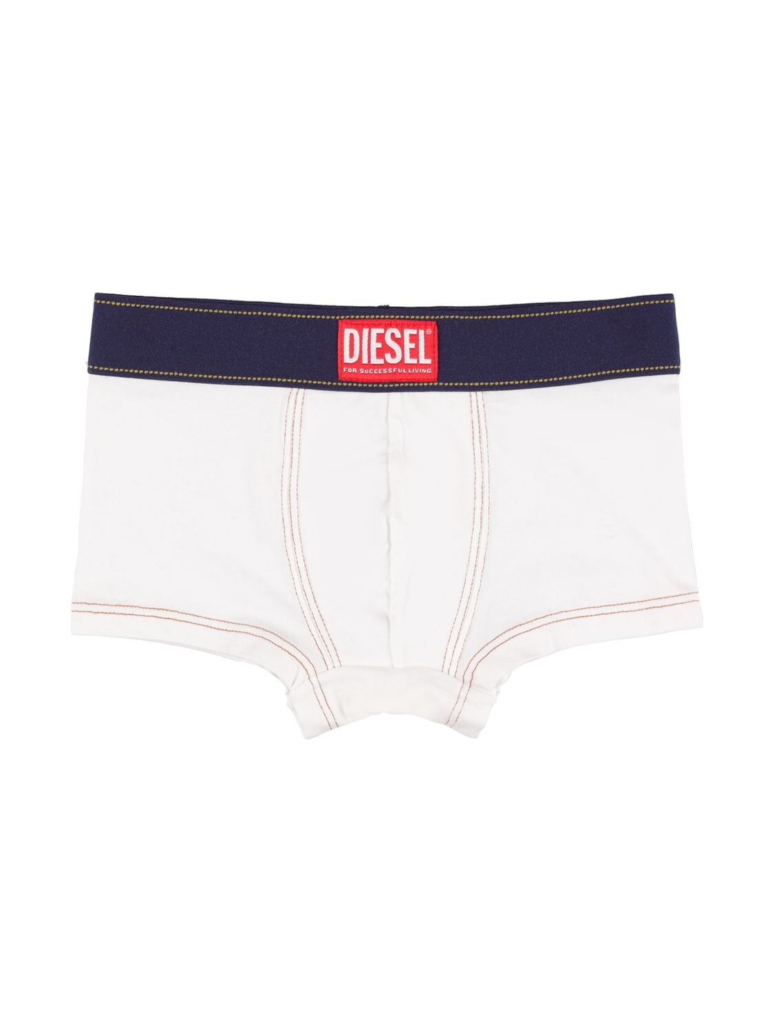 Shop Diesel Pack Of 2 Cotton Jersey Boxer Briefs In Multicolor