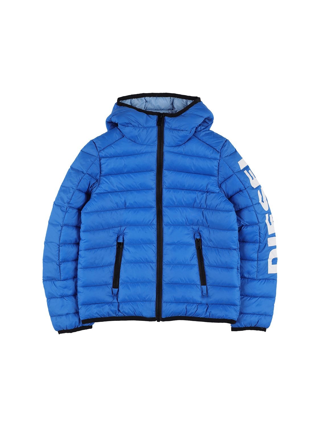 DIESEL kid hooded padded jacket