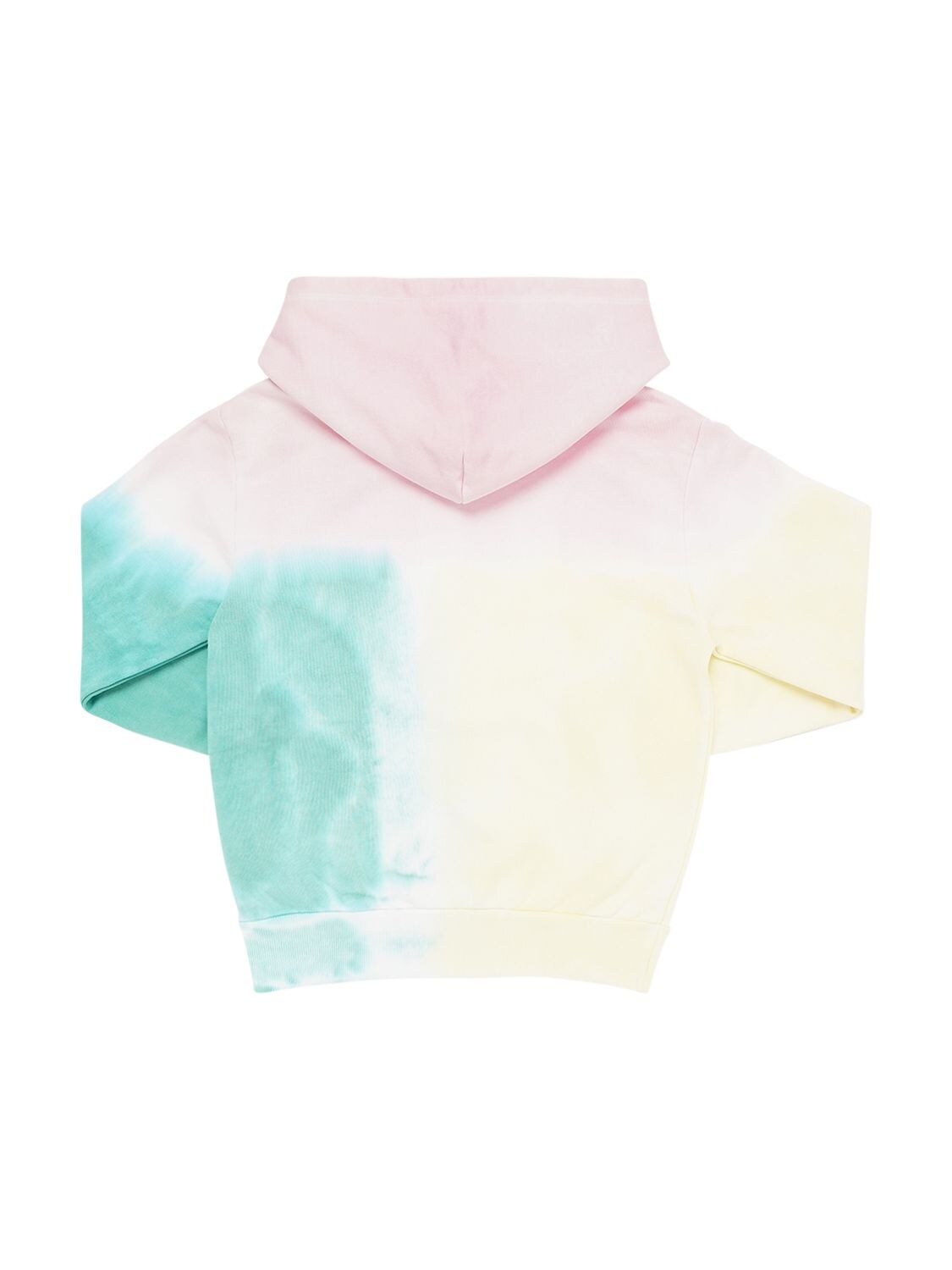 Shop Diesel Color Block Cotton Sweatshirt Hoodie In Multicolor