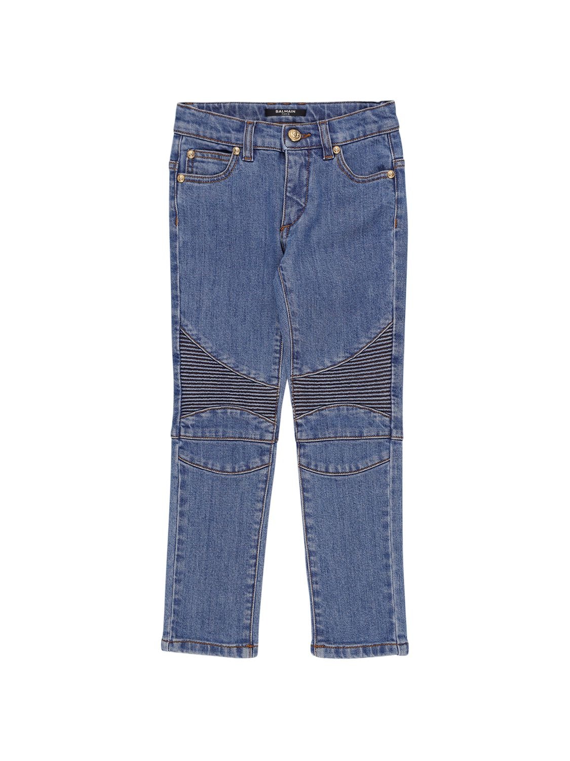 Stretch Organic Cotton Denim Jeans – KIDS-BOYS > CLOTHING > JEANS