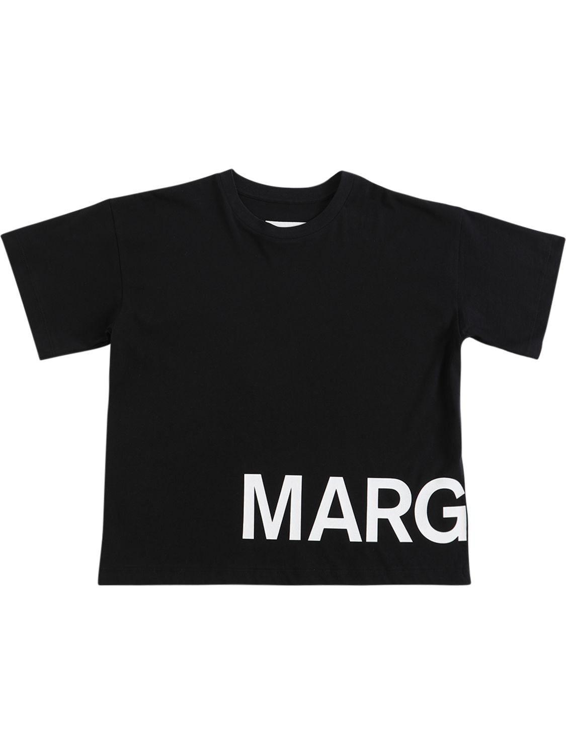 MM6 MAISON MARGIELA LOGO印花棉质平纹针织T恤