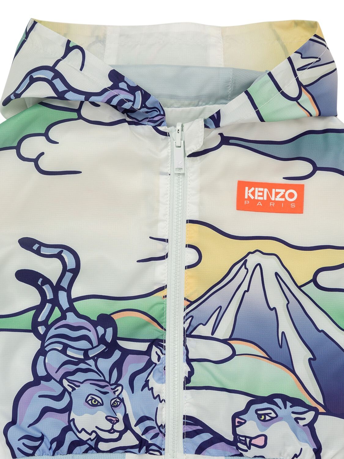 Kenzo Reversible Tricolor Nylon Windbreaker Kenzo