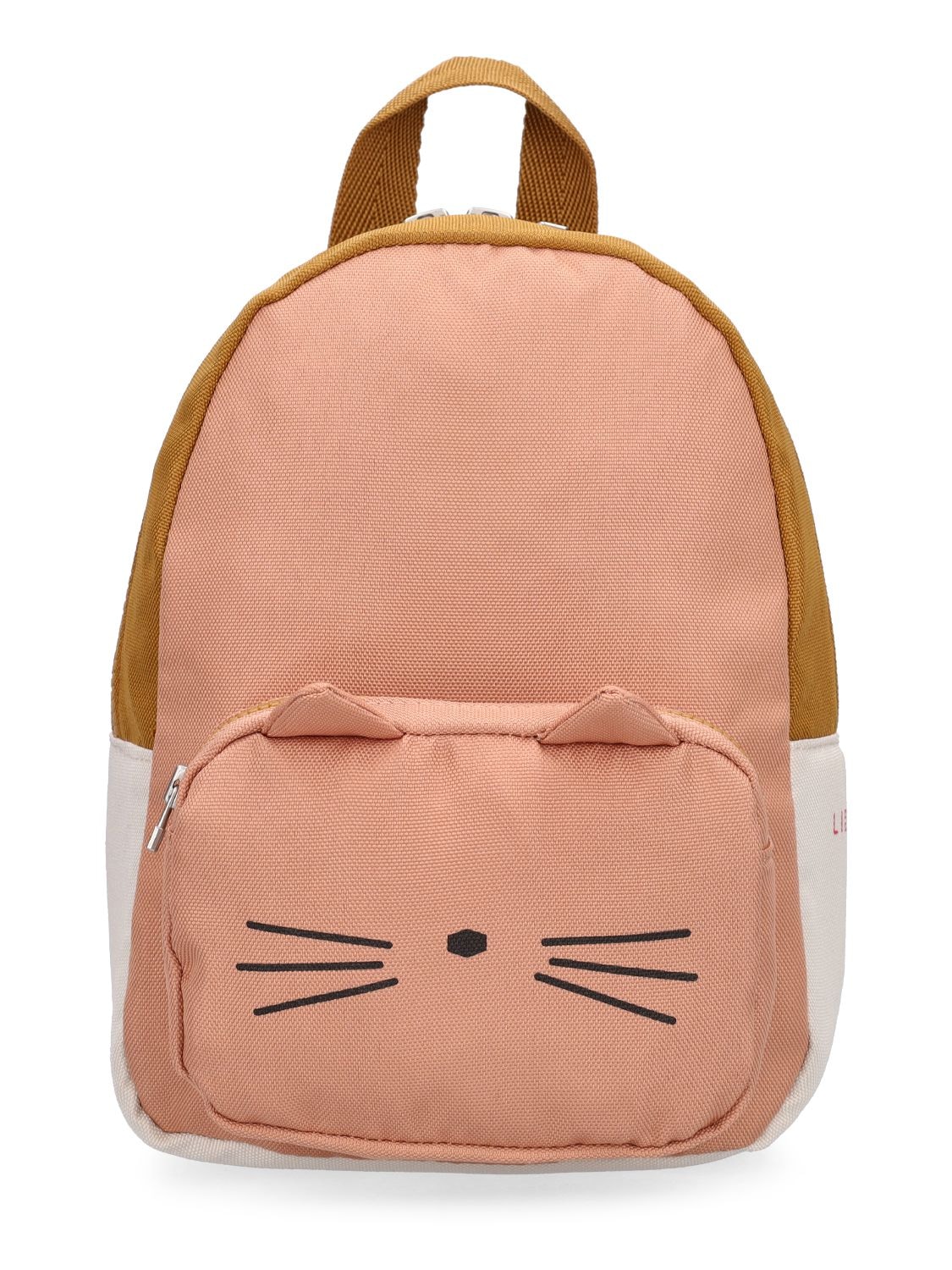 Liewood Kids' Cat Recycled Nylon Backpack In Pink