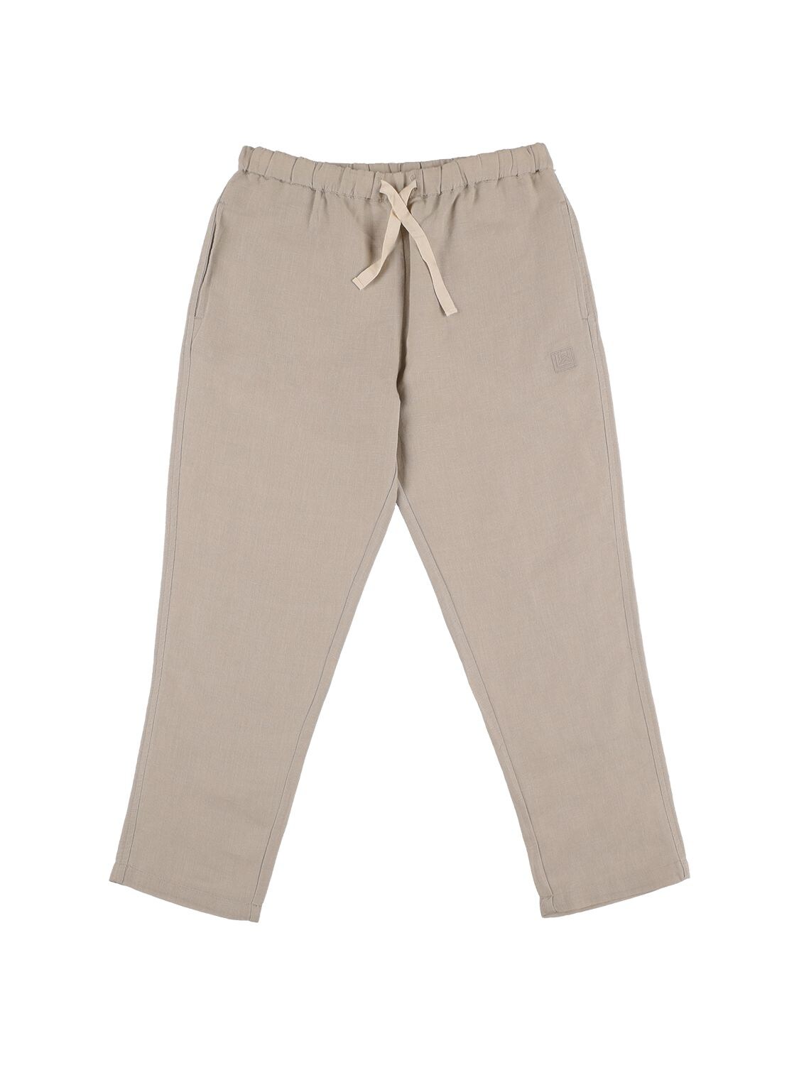 Liewood Kids' Organic Cotton & Linen Shorts In Brown