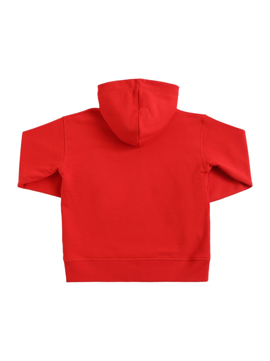 Shop Dsquared2 Cotton Sweatshirt Hoodie W/ Logo In Red