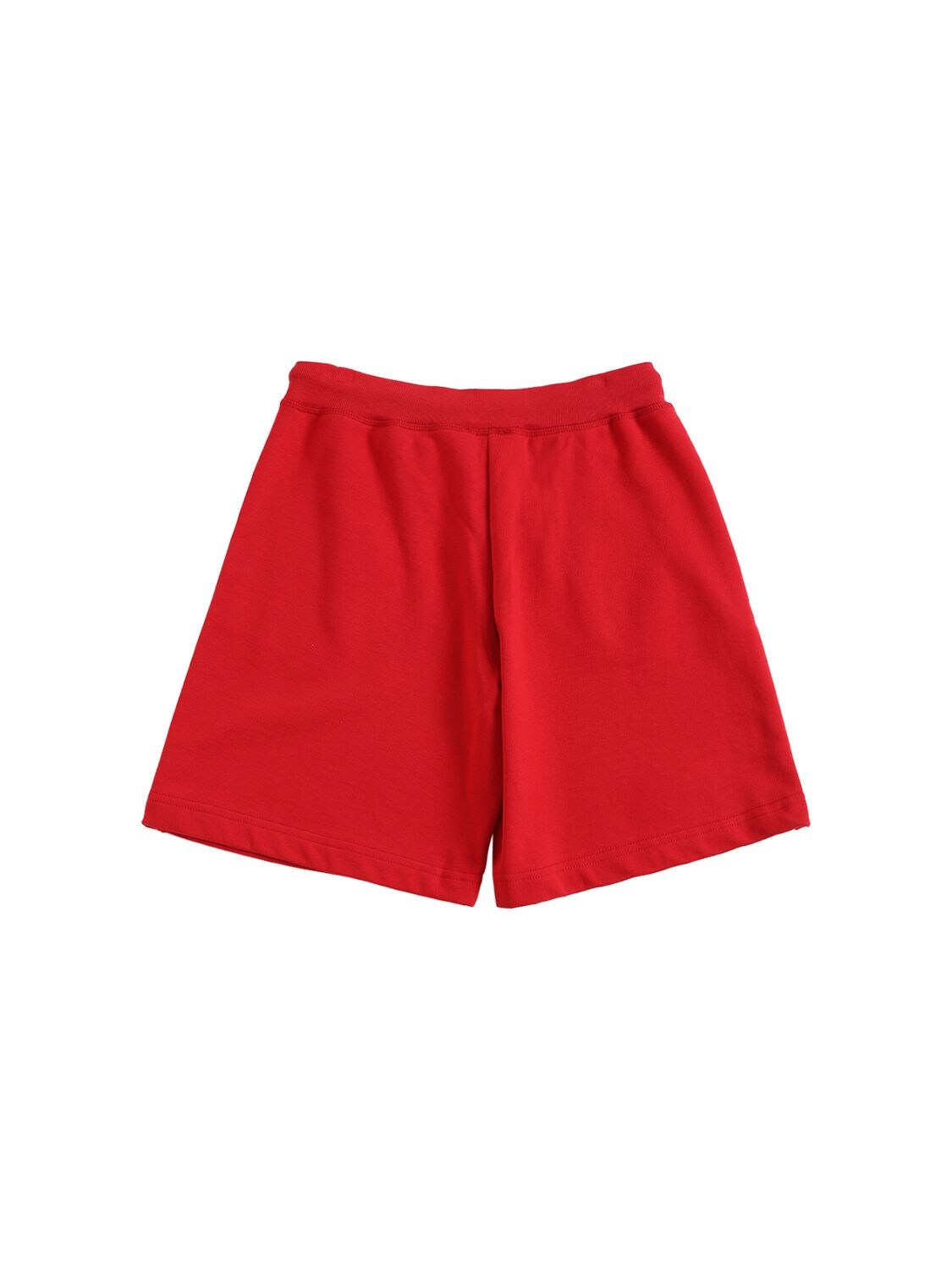 Shop Dsquared2 Cotton Sweat Shorts W/logo In Red