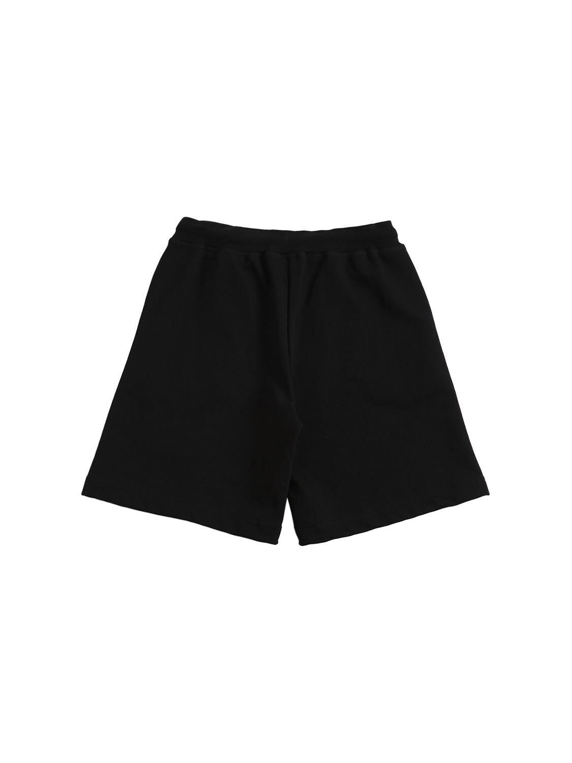 Shop Dsquared2 Cotton Sweat Shorts W/logo In Black