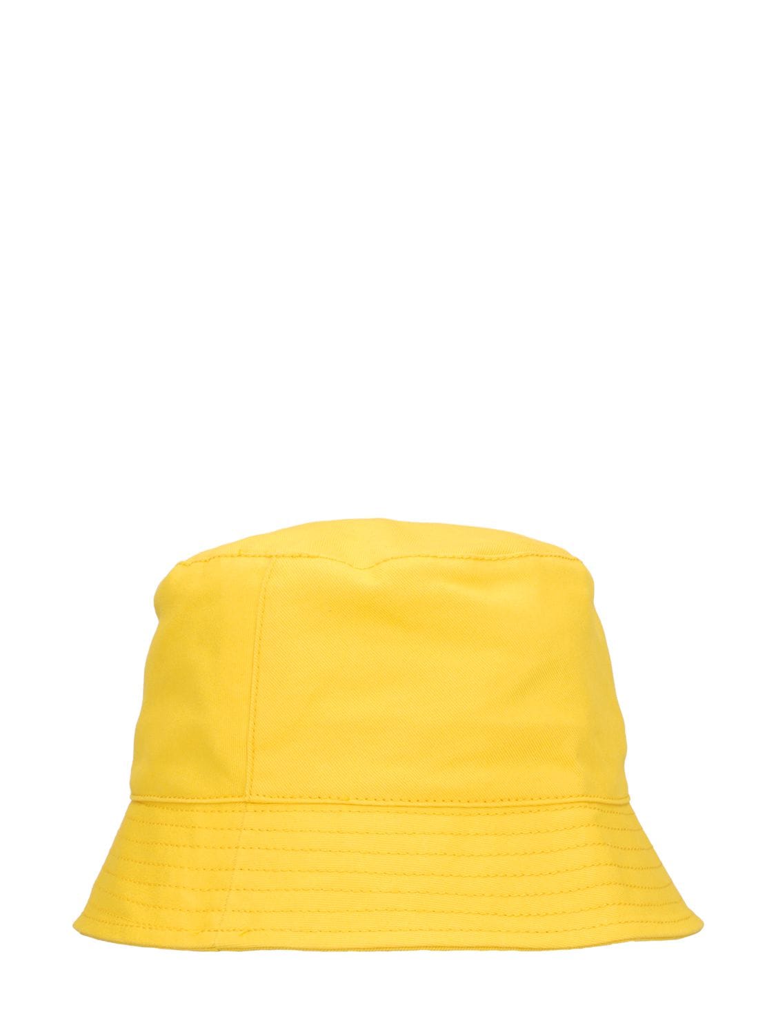 Shop Dsquared2 Cotton Gabardine Bucket Hat In Yellow