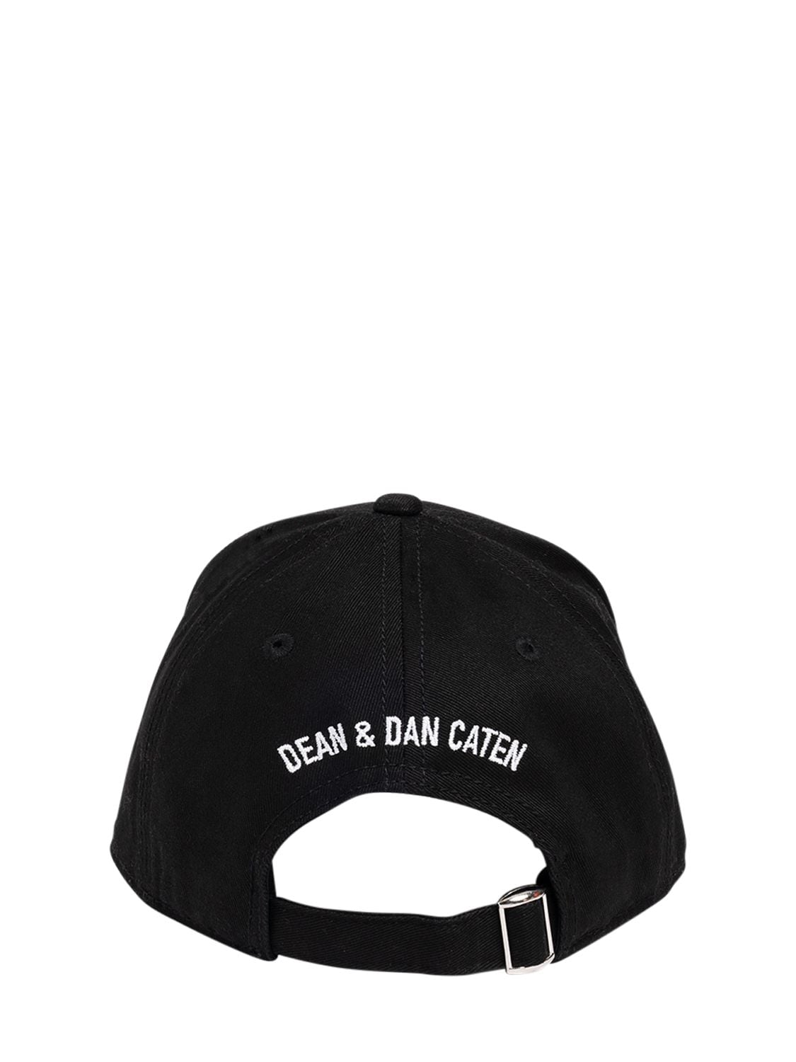Shop Dsquared2 Cotton Gabardine Hat W/ Logo In Black